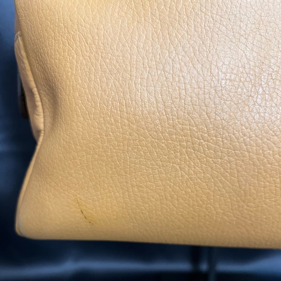 Loewe Anagram Leather Handbag w/ Brown Leather Straps - Vintage - Picture 15 of 16